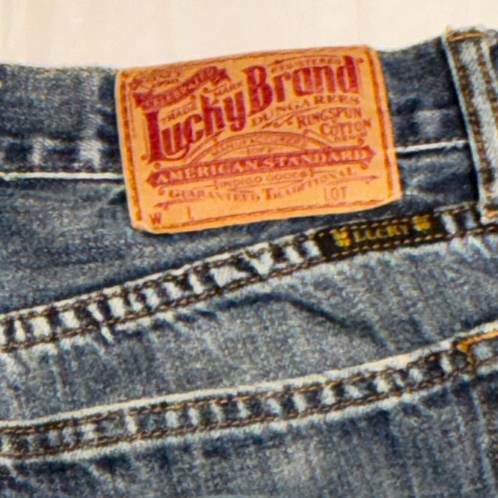 Lucky Brand 181 Men’s Relaxed Straight Jeans Size 30 (Fits 29 x 32) - Picture 4 of 9
